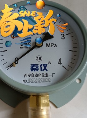 车载浅灰色西安自动化仪表一厂包邮船用径向带后边Y100T4MPA1.6级