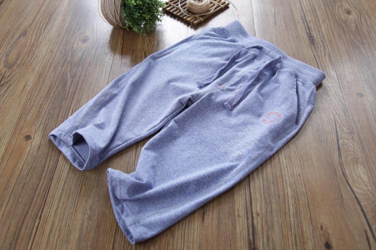 童装过膝休闲居家七分裤