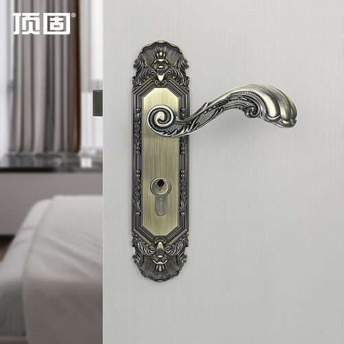 顶固促销欧式实木家用室内门锁