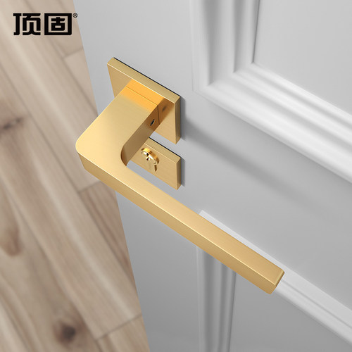 顶固静音薄盖圈方特系列门锁