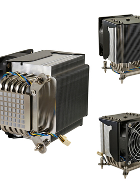 4U服务器热管暴力12代11代10代9代1700 1200 115XCPU散热器12900K