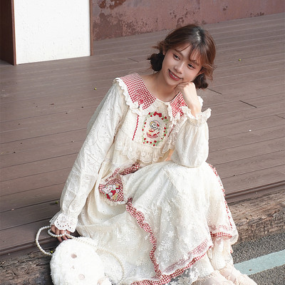 蕾丝仙女裙温柔连衣裙打底裙长裙