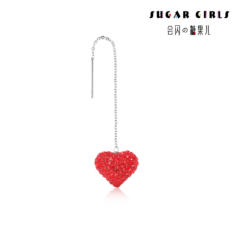 SUGAR GIRLS爱心耳线耳线