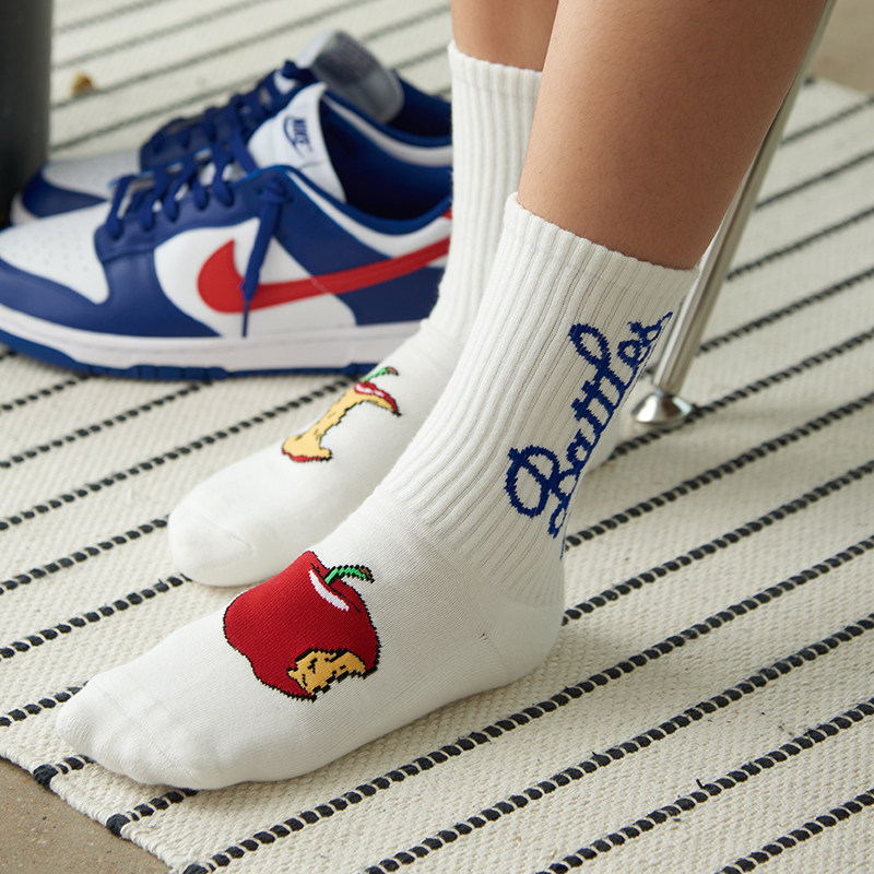 Battles 白色袜子合集休闲纯棉滑板长袜毛巾底运动袜中筒,运动包/户外包/配件,运动袜,淘宝优惠券,粉丝福利购,淘宝优惠卷