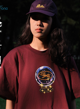 Battles水晶球logo短袖T恤凉感Sorona®宽松休闲防晒美式复古