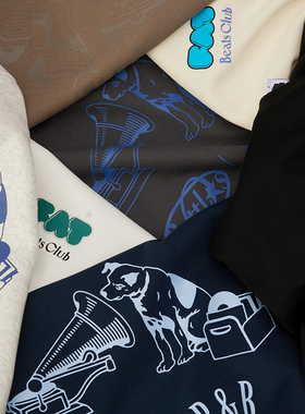 Battles 音乐唱片主题重磅390g加绒圆领卫衣基础多色美式宽松套头