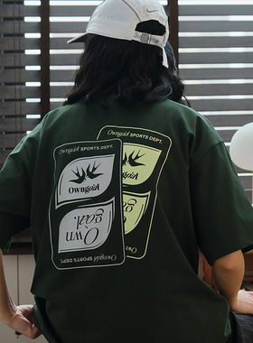 Battles 乌龙球吊牌凉感短袖T恤Sorona®夏季宽松休闲美式复古