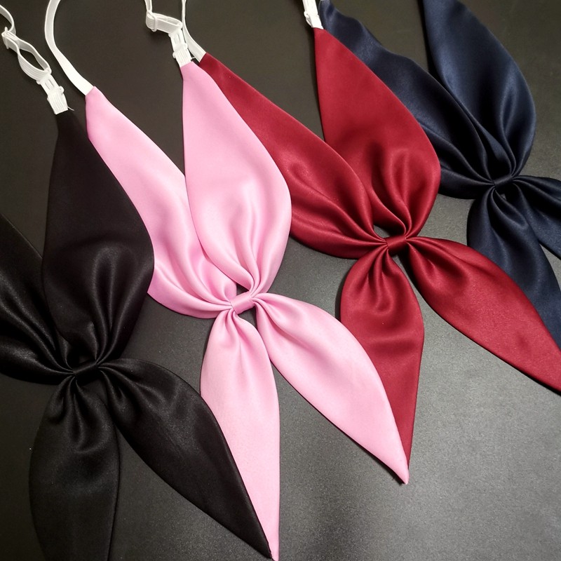 jk配饰 现货水手服免打金鱼结免打三角巾学生领结 职业纯色领花