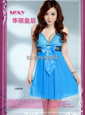 【瑕疵赔钱清仓】性感蕾丝拼接美胸 连衣裙小洋装礼服裙0890