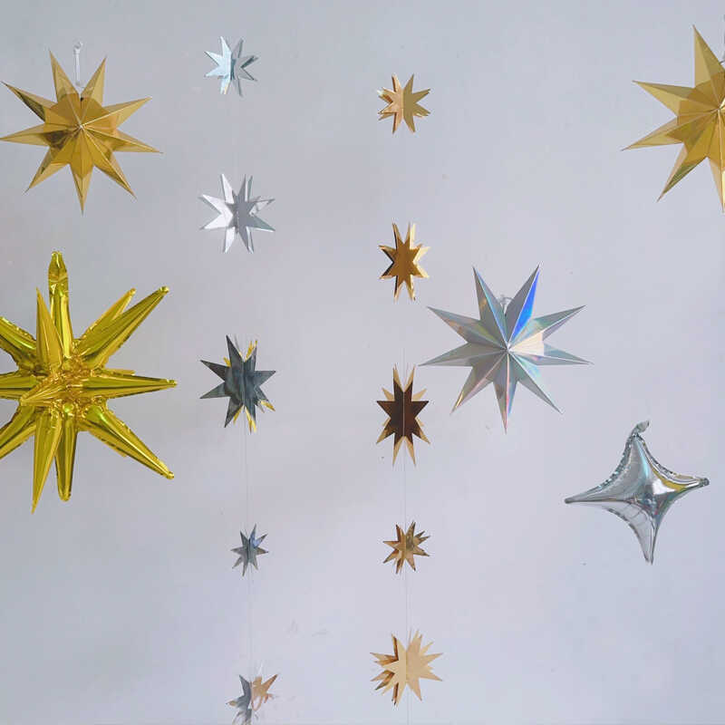 公司活动用品生日布置星星气球