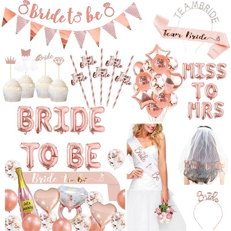 bridetobe婚前单身派对用品