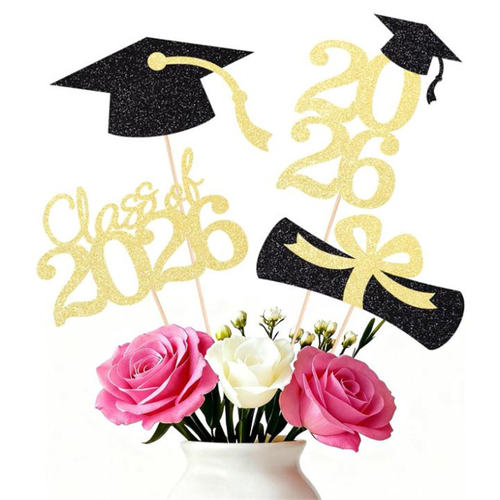 2026毕业季博士帽证书插牌装饰