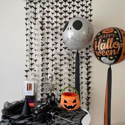 万圣节派对装饰门帘雨丝帘道具