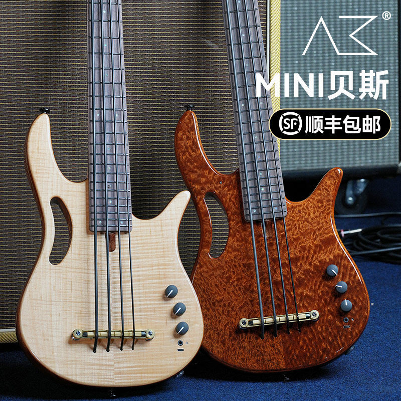 AKAMA数字静音迷你电贝斯