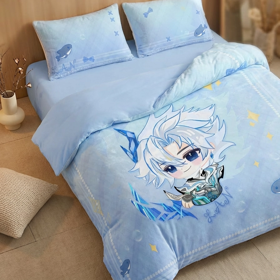 逐花归海 | 秋冬牛奶绒四件套床品宿舍三件套单人床家纺保暖套件