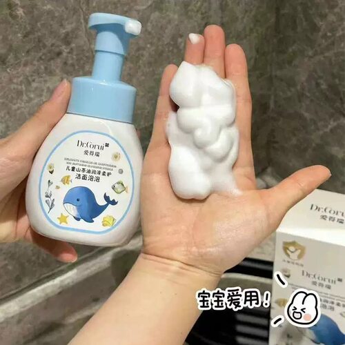 爱得瑞儿童山茶油洁面泡泡