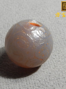 方言品牌精品烟紫色玛瑙云纹玛瑙散珠20mm大孔玉髓手链项链饰品X7