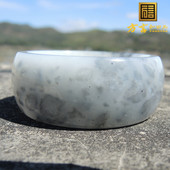 方言和田玉放巨漏珍品无结构羊脂玉雪花白玉籽料内径60豪华手镯F