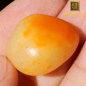 方言企业精品和田玉手链籽料原石手串戒指面珍品金包银羊脂白玉F