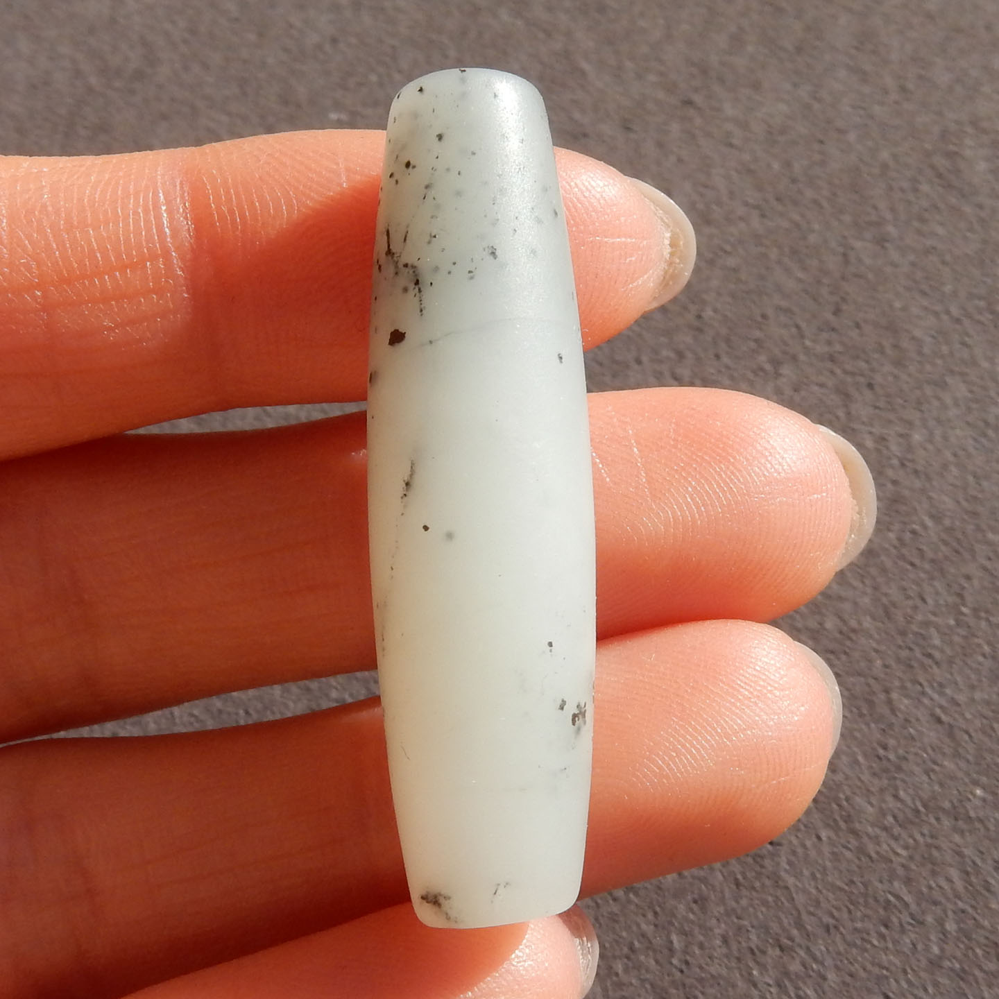 亏麻了方言和田玉精品放巨漏新疆黑白分明意境青花籽料勒子吊坠w1