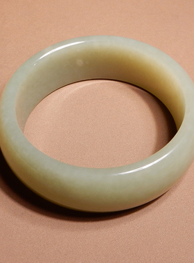 方言和田玉新疆细腻蓝色基调手镯