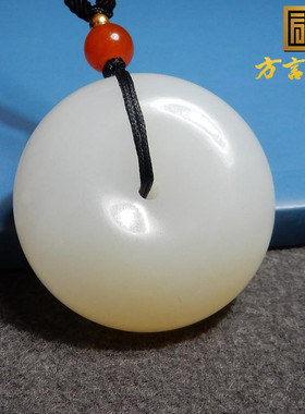 方言和田玉新疆糖羊脂白玉手镯