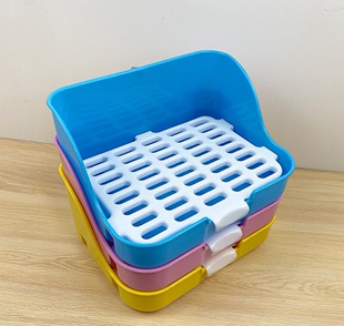 大号兔子厕所兔厕所宠物兔方形厕所尿盆便盆兔兔屎盆子兔笼具用品