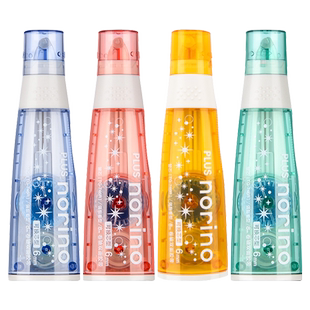 日本PLUS普乐士点点胶可爱装饰手帐胶卷套装学生用ins修正带式双面胶账贴纸手工神器少女彩色胶带diy可换替芯