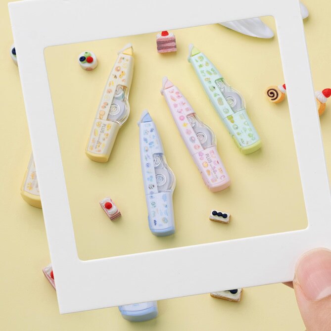 普乐士PLUS新款SWEET限定Whiper MR修正带卡通可爱修正带学生文具多色小巧便携