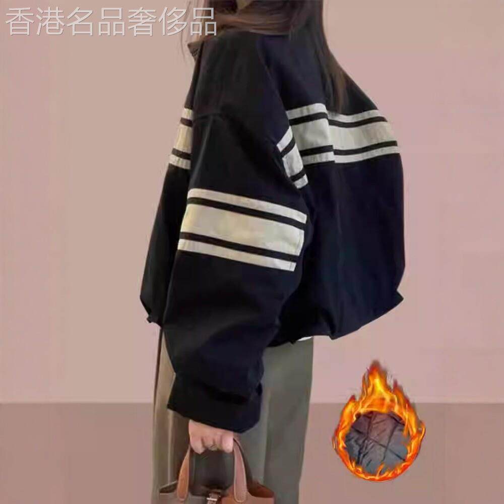 日系今年流行的夹克外套女2025秋冬新款小个子短款夹棉加厚棒球服