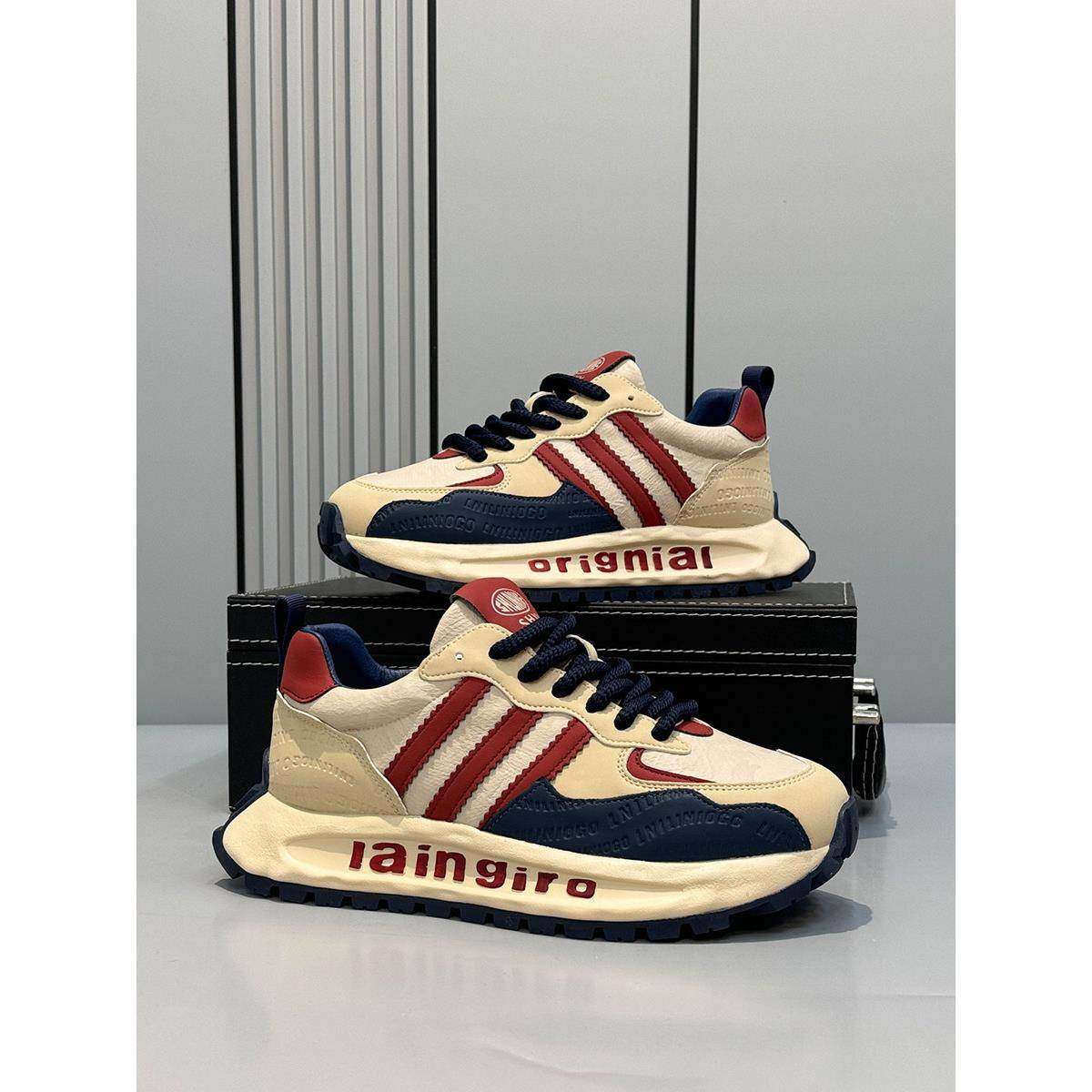 轻奢阿甘鞋潮牌男鞋运动鞋男士春秋透气老爹鞋厚底内增高休闲鞋潮