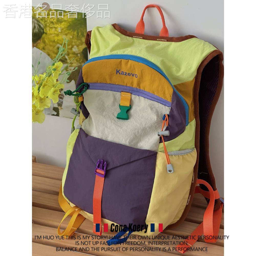 出口美国多巴胺双肩包女大容量户外登山包多功能爬山徒步骑行揹包