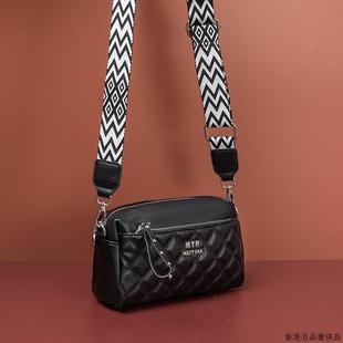 小香风包包女2025新款 正品 高级感轻奢小众真皮小方包斜挎单肩小包