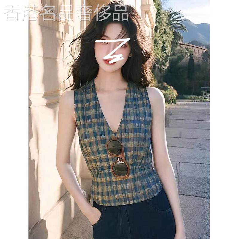 独特海边挂脖吊带背心女夏季欧货内搭美背文胸一体带胸垫外穿上衣