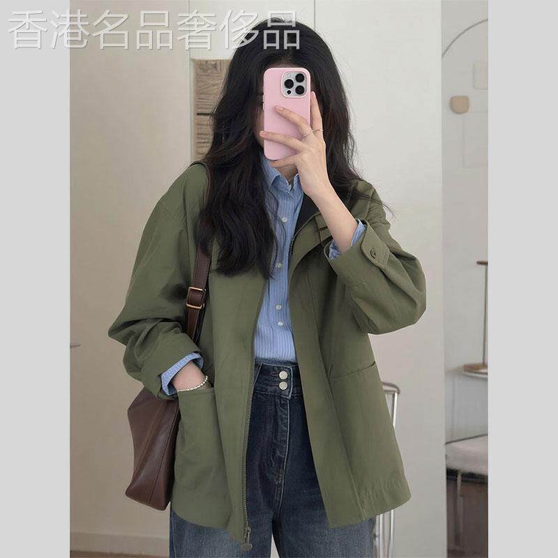 秋季韩版气质高级感超好看小个子高端宽松休闲百搭小香风夹克外套