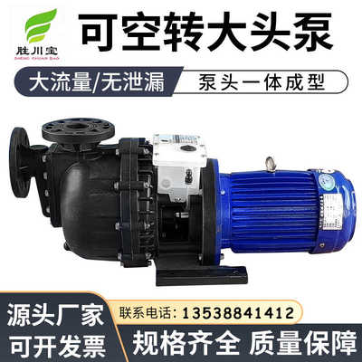 电镀可空转防腐蚀耐酸碱马肚泵pp