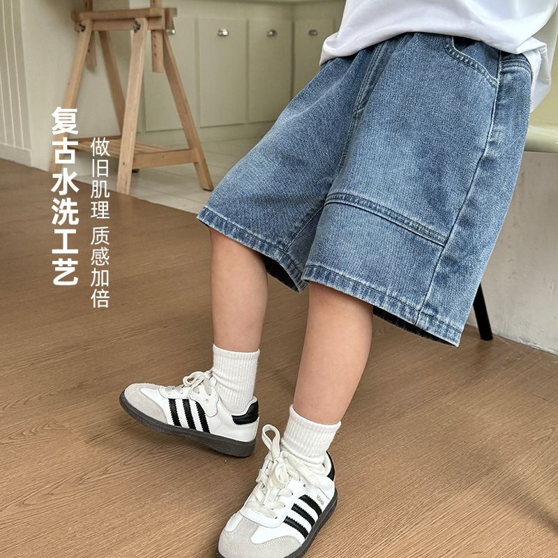 男童夏装薄款牛仔短裤