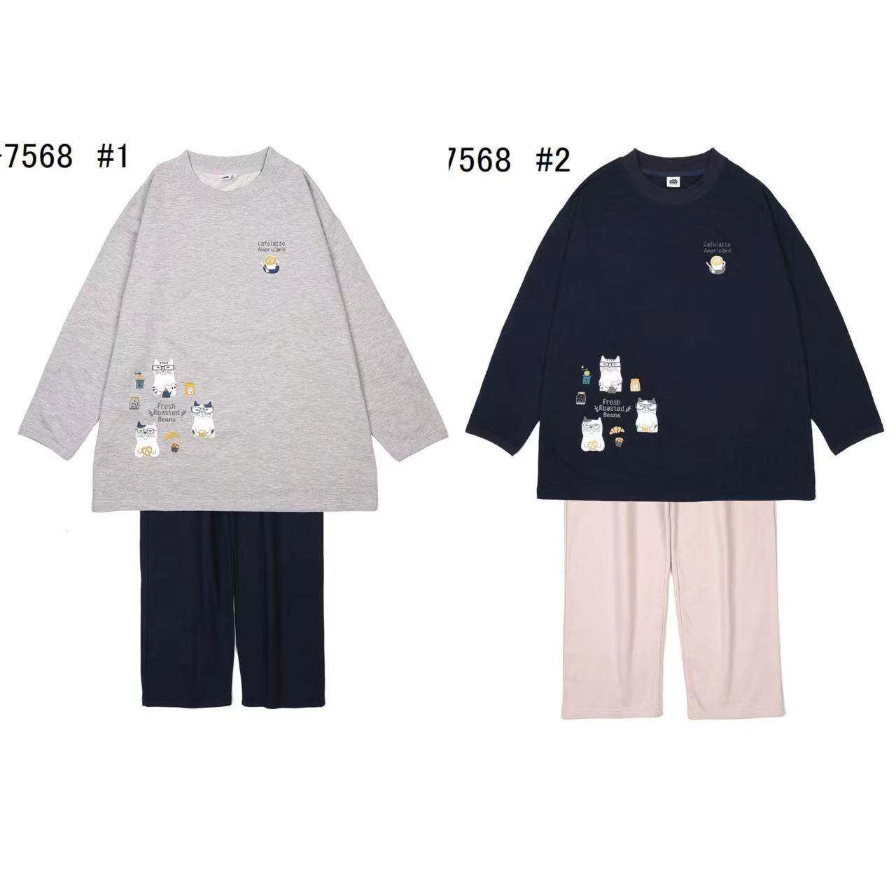 日本kusgr家居套服圆领舒