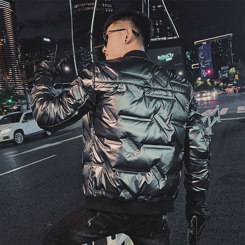 2026冬季潮流韩版字母压花加厚保暖痞帅男士羽绒服WY34/P140控168,男装羽绒服,电商A243