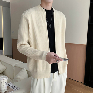 2026秋 轻熟风韩版外穿毛衣外套加厚开衫针织线衫男M27/P110控139图片