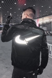 2026秋痞帅立领发光潮牌bf网红男友外套韩版羽绒服WY45/P155控195，男装羽绒服，电商A243