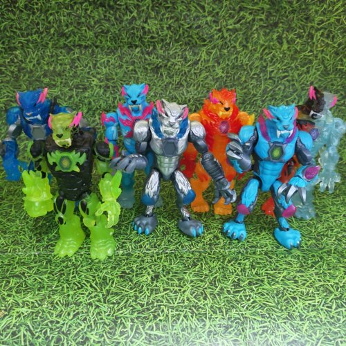 正版散货MrBeast野兽实验室变异者金属黑豹变身可动手办人偶玩具