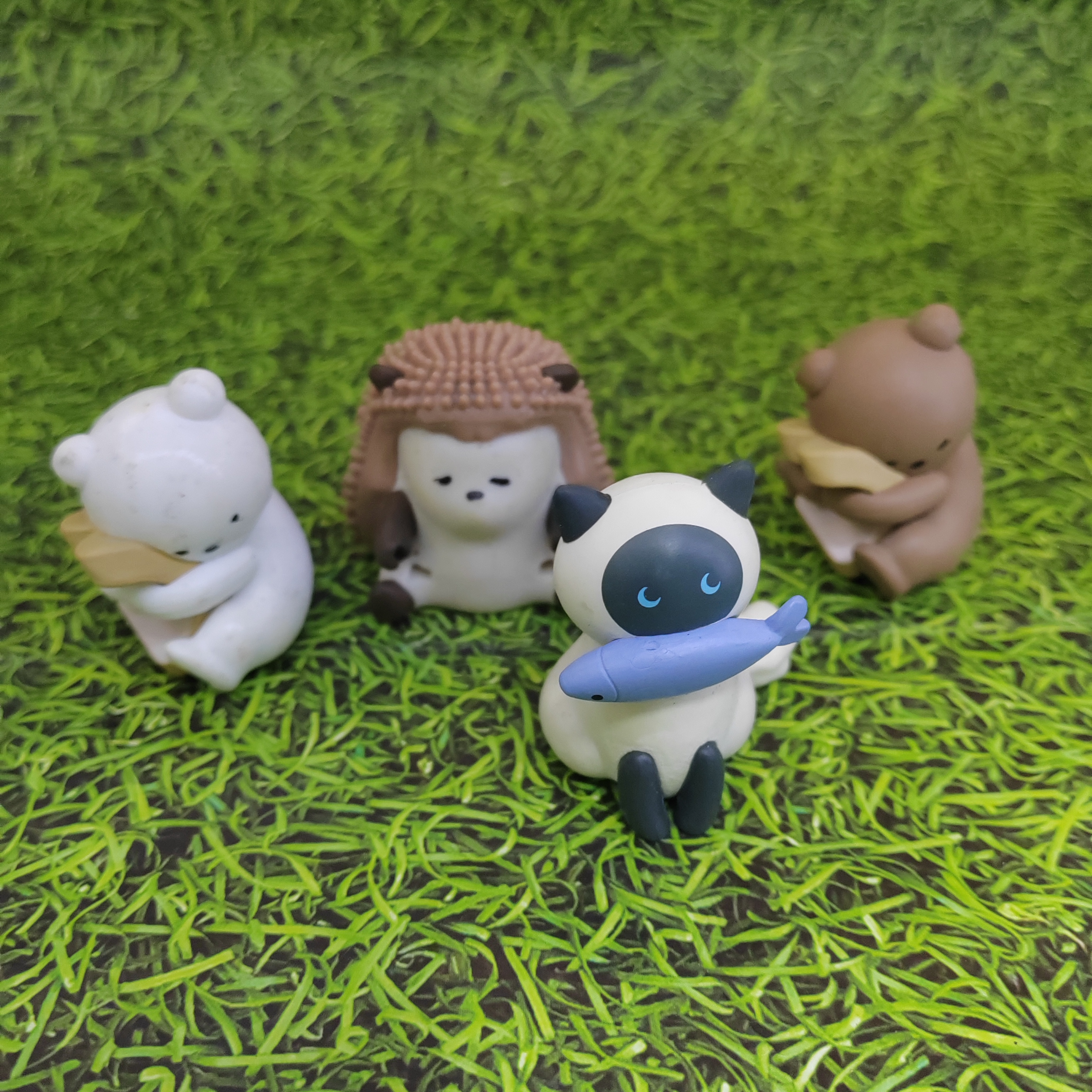 正版散货 HOT LINE 迷你Bitte Mitte 毛茸茸动物植绒刺猬小熊扭蛋