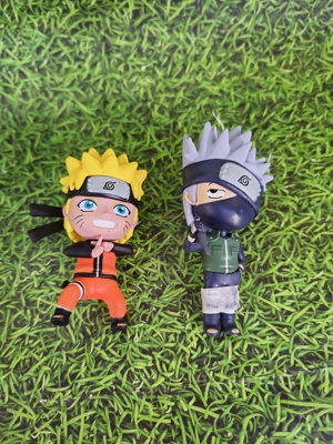 正版散货日本火影忍者Q版动漫周边卡卡西鸣人公仔手办