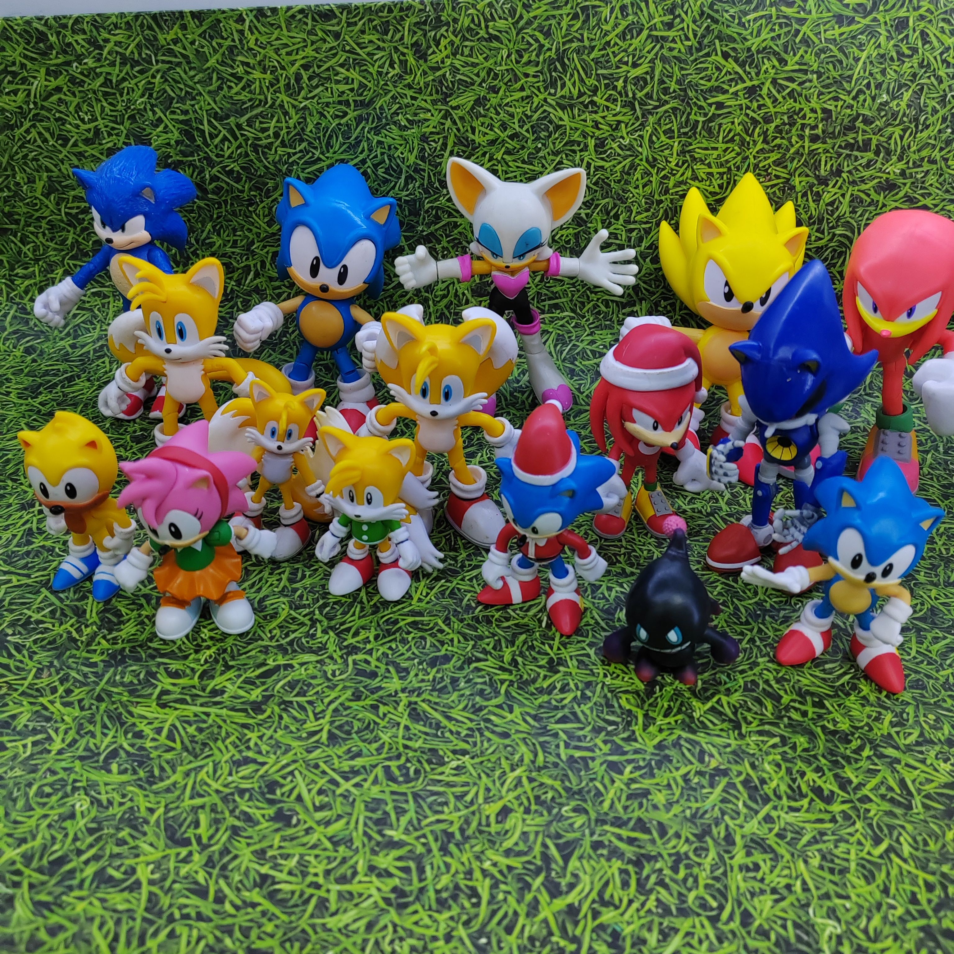 正版散货 世嘉SEGA索尼克刺猬 超音速小子jakks可动手办模型公仔