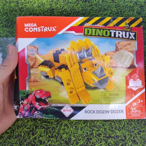 正版美家宝Mega Construx恐龙卡车Dinotrux 拼装积木玩具三角龙