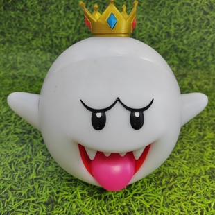 正版散货美国jakks任天堂马里奥king boo皇冠幽灵王周边手办玩具
