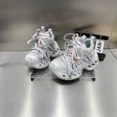 绑带老爹鞋 小个子增高显脚小厚底小白鞋 女2026新款 百搭休闲运动鞋