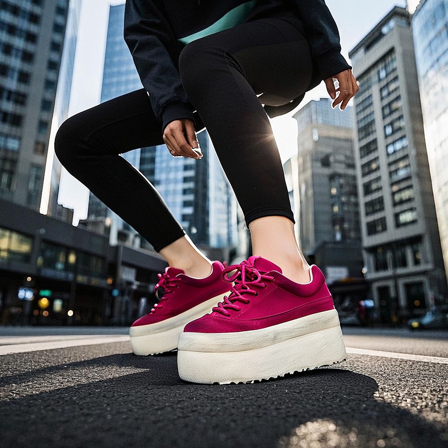 欧货爆款脏脏厚底鞋小个子增高鞋