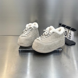 加绒保暖小个子增高显脚小丑萌鞋 冬季 女2025新款 卡皮巴拉厚底棉鞋